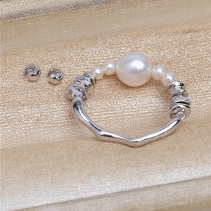 Anillo de Plata S925 para DIY, Anillo de Bambú con Orificio Pasante 5554, Elegante Accesorio de Joyería - Product Image 4