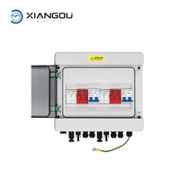 Boîtier de Combinaison Solaire XIANGOU Électrique DC600V 32A 2 Entrées 2 Sorties IP65 avec Protection DC, Fusible, SPD et Disjoncteur