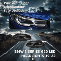 Phare de voiture modifié pour BMW Série 3 G20 G28, phare 2019-2022, mise à niveau, nouveau DRL, clignotant dynamique, phare LED