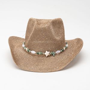 Chapeau en paille de papier de style nouveau, chapeau de soleil respirant pour femme, été, extérieur, plage, voyage, chapeau simple et tendance, chapeau <span class=keywords><strong>panama</strong></span> en paille - Product Image 2