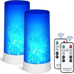 โคมไฟ LED จำลองเปลวไฟแบบเหนี่ยวนำแรงโน้มถ่วง สำหรับตกแต่งสวน งานเทศกาล แสงไฟเปลวไฟ โคมไฟตั้งโต๊ะ - Product Image 1