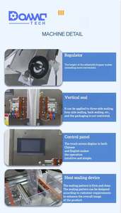 Máquina Envasadora y Selladora Automática de Sobres para Leche, Harina, Especias, Chile, Café y Condimento en Polvo con Pesaje y Llenado por Rosca - Product Image 4