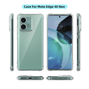 2025 couverture mobile transparente antichoc coque en TPU pare-chocs étui souple Transparent Ultra-mince pour <span class=keywords><strong>Moto</strong></span> Edge 50 40 neo 5G G55 G35 - Product Image 3