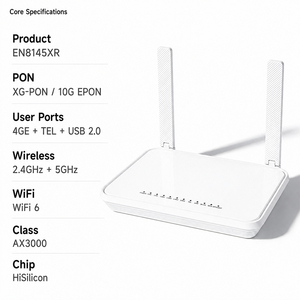 Módem Óptico <span class=keywords><strong>Huawei</strong></span> EN8145XR X G PON 10G EPON ONU ONT Usado, Router WIFI 6 de Doble Banda 4GE+1TEL+1USB <span class=keywords><strong>AX3000</strong></span> ONU ONT para FTTH - Product Image 3