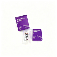 Flacon pharmaceutique vide personnalisable, boîte d'emballage rigide en papier de 3 ml avec plateau en plastique, gaufrage et doublure en éponge