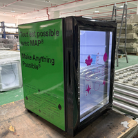 Mini glacière commerciale à température unique 21L petit réfrigérateur conçu en usine sur mesure pour la bière boissons énergisantes affichage de supermarché