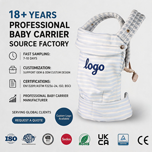 Porte-bébé <span class=keywords><strong>ergonomique</strong></span> toutes positions, porte-bébé ventral et dorsal, écharpe de portage pour nouveau-nés et tout-petits - Product Image 1