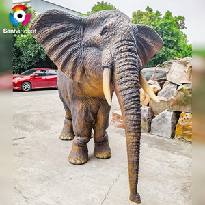 Kích Thước Cuộc Sống Đi Bộ Với Động Vật Trang Phục Thực Tế Cử Động Được Voi Trang Phục Ngoài Trời Cho Chủ Đề Động Vật Công Viên Sở Thú Công Viên - Product Image 5