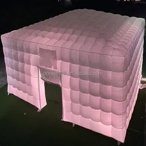 Wholesale nightclub tent inflatable light party tent cube tent photo booth advertising custom inflatable marquee