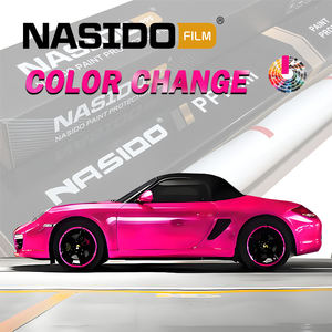 NASIDO PPF Metal Paint Air-Free Pink 1.52*15m Pink Car Stickers Vinyl Wrap Color-Changing Car <span class=keywords><strong>Films</strong></span> with 1 Year Warranty - Product Image 3