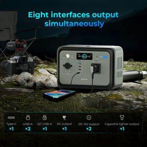[Entrepôt à l'étranger] Centrale électrique UPS silencieuse 800W Batterie LiFePO4 512Wh <span class=keywords><strong>Powerbank</strong></span> Station d'alimentation portable Générateur solaire - Product Image 5
