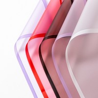 Papier d'emballage pour fleuriste, fournitures de fleuriste, papier d'emballage floral coréen mat coloré et imperméable pour bouquet, bouquet pour cadeau