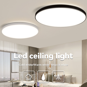 CANMEIJIA <span class=keywords><strong>Plafonnier</strong></span> LED Ultra Mince <span class=keywords><strong>Rond</strong></span> Étanche et Anti-Moustiques pour Salon et Chambre/<span class=keywords><strong>Plafonnier</strong></span> LED Moderne/Plafonniers - Product Image 5