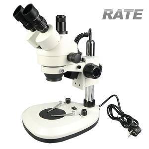 <span class=keywords><strong>PCB</strong></span>検査顕微鏡用7x-45x光学工業用三眼電子ズームステレオ顕微鏡 - Product Image 5