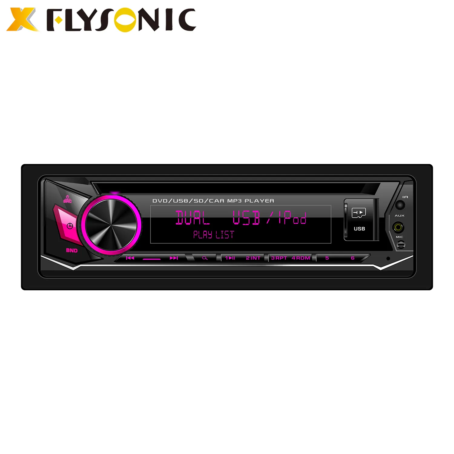 2020 mới xe máy nghe nhạc MP3 với đài phát thanh xe DVD (fy8570d) xe Bluetooth 1 DIN MP3 Máy nghe nhạc