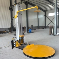 Machine d'emballage de palettes automatique avec brisage du film supérieur et supérieur, personnalisable