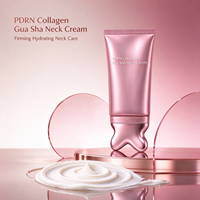 Crème pour le cou au collagène PDRN OEM/ODM avec masseur à rouleaux intégré, raffermissante et hydratante, soin du cou