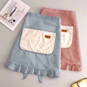 Tablier de cuisine en coton premium, imperméable, durable, pour hommes, idéal pour <span class=keywords><strong>le</strong></span> travail, <span class=keywords><strong>le</strong></span> toilettage des animaux, avec poches pratiques - Achat en ligne - Product Image 6