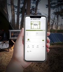 Estación de Energía Portátil R1500 Lite de 1600W y 1056Wh, Kit de Generador Solar con Batería LiFePO4, Onda Sinusoidal Pura, Linterna para Auto - Product Image 5
