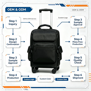 <span class=keywords><strong>Valise</strong></span> de <span class=keywords><strong>cabine</strong></span> souple 20 pouces en tissu Oxford imperméable avec roues pivotantes à 360°, personnalisable OEM/ODM pour usine, avec logo sur mesure - Product Image 4