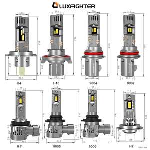 Luxfighter Mini e Bright Q66 11000lm H4 <span class=keywords><strong>H7</strong></span> H11 CSP C6 G20 Proiettore C6S Canbus <span class=keywords><strong>Lampadine</strong></span> <span class=keywords><strong>LED</strong></span> per Fari Auto Moto Camion - Product Image 3
