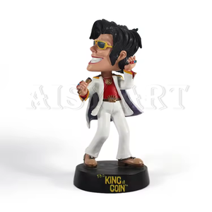 Figura Personalizada de Michael Jackson, Diseño de Personajes Famosos, Decoración Navideña Ecológica de Feng Shui, Material de Resina - Product Image 1