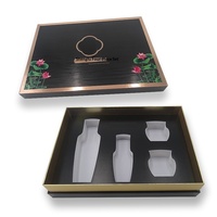 Boîte cadeau cosmétiques et soins de la peau, design couvercle et plateau, sur mesure, carton rigide premium, 2 pièces, impression offset intégrale