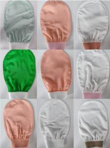 Guanti Esfolianti in Seta Pura Organica 100% Personalizzati con Etichetta Privata, Comodi Guanti Esfolianti Turchi in Seta Grezza - Product Image 2