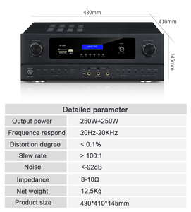 Sistema de Audio Dual para el Hogar 5.1, Amplificador de Sonido para TV de Sala de Estar, Altavoz, Subwoofer, Reproductor de Sonido Envolvente 3D - Product Image 6