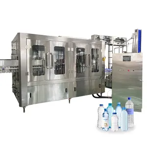 Fabrika çıkış fiyatı otomatik 330-1500ml küçük şişeleme % su dolum makinesi saf maden suyu arıtma üretim hattı