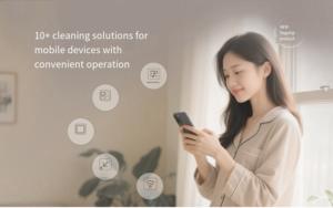 Robot limpiador ventanas inteligente portátil ECOVACS WINBOT limpieza rápida alta eficiencia triple boquilla rociado de agua - Product Image 5