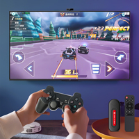 Nouveau Q9 PRO Clé de Jeu avec Manette Sans Fil 64G Android Box TV Console de Jeux Vidéo 28000+ Jeux