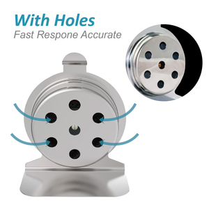 Thép không gỉ tủ lạnh tủ đông nhiệt kế-20 ~ 80 ° F lớn quay số chính xác Temp đo cảm biến - Product Image 4