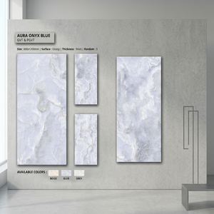 Foshan White Gloss Porcelain Tiles 600x1200mm for Hotel Interiors Contemporary Floor and Wall Spaces - Product Image 1