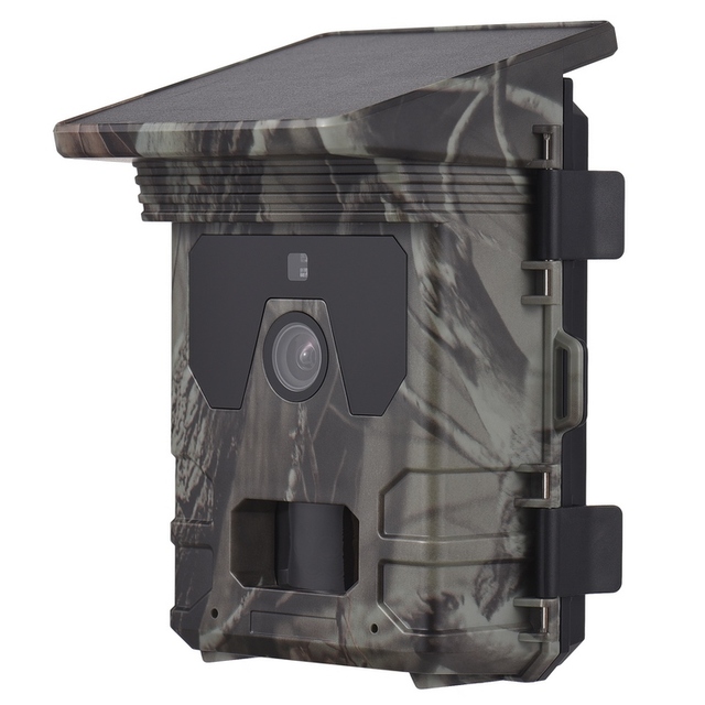 Solar Powered Night Vision Trail Camera 50MP 4K Hunting Cameras 0.3s Time Trail Camera Webcam