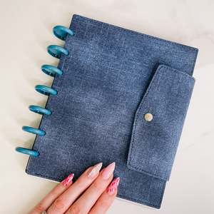 Agenda in Pelle di Alta Qualità con Fogli Staccabili, Penna, Planner con Disco, <span class=keywords><strong>Album</strong></span> per Foto e Adesivi - Product Image 2