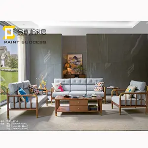 American Style Genuine Wood Sofa for Home Furniture