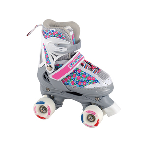 รองเท้าสเก็ตแบบหมุนฟรีเล่นสเก็ต,รองเท้าสเก็ตแบบอินไลน์ความเร็วสูงสี่ล้อทนทาน - Product Image 4