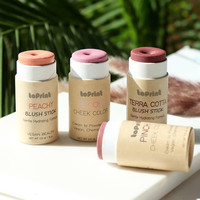 Emballages cylindriques en papier kraft personnalisés pour baume à lèvres et stick de blush 100% durables pour les cosmétiques déodorants
