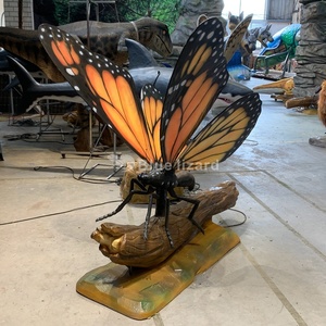 Insectos animales animatrónicos de alta calidad de jardines botánicos modelo de mariposa colorida a la venta - Product Image 4