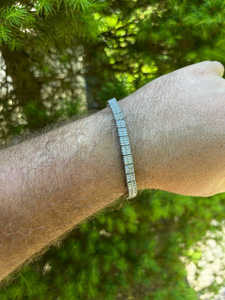 Nuevas Pulseras de Plata Personalizadas OEM ODM de 5mm 8-10CT con Moissanita/CZ, Joyería de Boda Unisex de Moda, Estilo Hip Hop Lujoso - Product Image 6