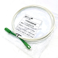 Cordon de raccordement optique FTTH blanc 3,0 mm G657A2, 1,5 m, 2 m, 3 m, SC/APC, câbles de communication en fibre optique