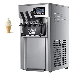Mesin pembuat es krim es krim lembut mesin es krim Mini harga paling populer di Mudah dioperasikan mesin es krim