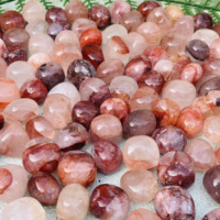 Quartz de feu naturel poli de 2-3 cm, pierres et gravier de quartz pour la décoration intérieure