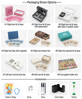 Jeu de cartes de tarot Oracle de luxe en langue arabe, jeu de cartes en papier épais de qualité supérieure avec boîte à fermeture magnétique, service d'impression personnalisé OEM