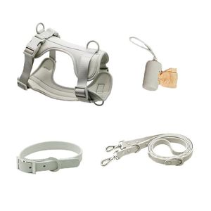 Stocked Nylon Dog <strong>Harness</strong> Set Multi Color Pvc Rubber Waterproof Dog Training Leash <strong>Harness</strong> - Product Image 5