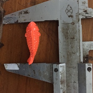 Ornements de poissons miniatures en résine pour décorations d'aquarium, 6 pièces, Koi orange avec feuille de lys et figurine de grenouille - Product Image 4
