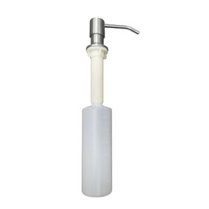 ตู้กดสบู่สแตนเลสแบบติดผนัง ยี่ห้อ Factory Direct รุ่น Extended Screw แบบกดมือ สำหรับครัว ใช้กับน้ำยาทำความสะอาด ติดตั้งแบบเจาะรู - Product Image 2