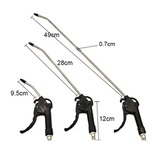 Pistolets à <span class=keywords><strong>air</strong></span> comprimé 3 pièces souffleuses à <span class=keywords><strong>air</strong></span> comprimé coude en acier inoxydable pour pistolets soufflants à <span class=keywords><strong>air</strong></span> comprimé - Product Image 5