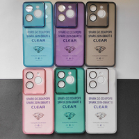 Coque de téléphone transparente ultra mince avec protecteur d'objectif pour TECNO SPARK 5 Pro 6 GO 7 7T 8C 8 Pro 9 10 10C prix d'usine couverture arrière en Tpu